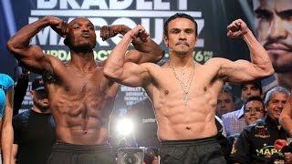 Juan Manuel Marquez vs Timothy Bradley full weigh ins HD