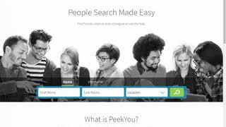 Remove Your Personal Information From PeekYou.com