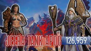 120k Semrah A1 Alistair + Jeera a1 solo stun + tank + deals dmg / Big unit for Apoc2 #wor