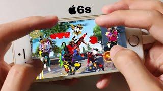 26+ kill br rank Iphone 6s Free Fire  Handcam gameplay +DPI+ MACRO 16gb ram test 