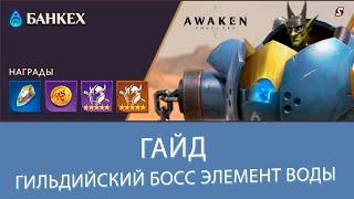 AWAKEN CHAOS ERA! ГИЛЬДИЙСКИЙ БОСС, СТИХИЯ ВОДЫ. ГАЙД ДЛЯ НОВИЧКОВ