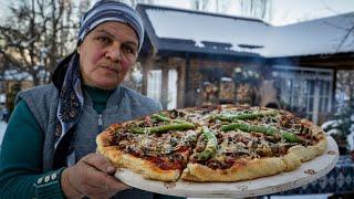  Campfire Steak Pizza: Grilled to Perfection on the Sadj Grill 