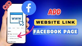 How To Add Website To Facebook Page | Link Website on Facebook Business Page