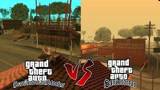 GTA San Andreas VS San Andreas Stories BUILDING COMPARISON!