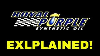 Royal Purple Synthetic Oil Explained V8TV-Video