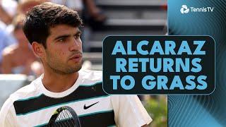 Carlos Alcaraz's First Match After Winning Roland-Garros vs Walton | Queen's 2025 Highlights