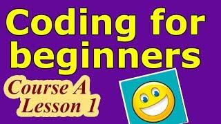 Coding for beginners - Code.org (Course A - Lesson 1) - Programming courses (Learn to code)