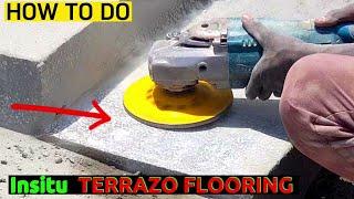 How to Cast Insitu TERAZZO FLOORING Process |What is Terrazo Flooring | Terrazzo Flooring Cost