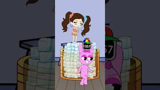 Incredibox Sprunki: Ice Bath Challenge with Alexia x Pinki #shorts #animation