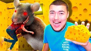 CE RAT GÉANT VEUT ME MANGER COMME DU FROMAGE DANS ROBLOX ! Cheese Escape Horreur !