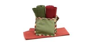 DII Kitchen Linens Gift Bag Set - Three Dish Towels