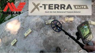 MINELAB X-TERRA ELITE UNMASKING TEST