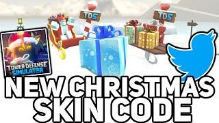 [Limited Time] NEW CHRISTMAS SKIN CODE - Present Farm Showcase - Tower Defense Simulator