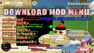 Chicken gun mod menu lary hacker | how to download || DRAXGOD GAMING | Чикен Ган ||