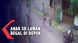 VIRAL! Detik-detik Anak SD Berani Lawan Begal di Depok, Lihat Videonya...