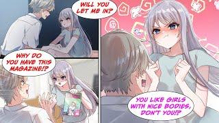 [Manga Dub] I'm in love with my sister's model friend.. She comes over when my sister is gone and...