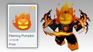 AWESOME! THE BEST FLAMING PUMPKING AND FREE ITEMS ROBLOX 2024