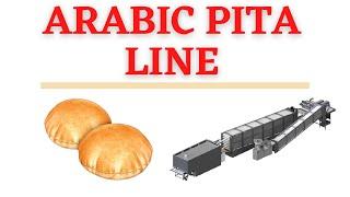 Automatic Arabic pita production line - Triple Lebanese bread line 2021