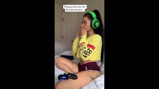 Bella Poarch - Yes, I have a mole on my foot #gamer #asian #ps4
