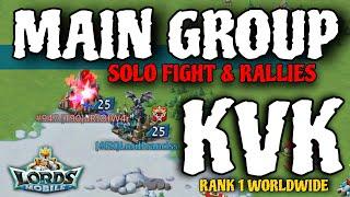 Lords Mobile| KVK RANK 1 WORLDWIDE #2 - FURIOUS KILLERS DESTROYING EVERYTHING 