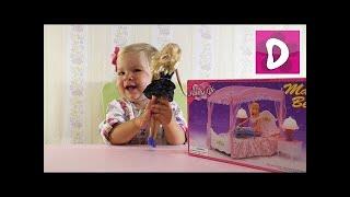 Распаковка набора Кукла Барби. СПАЛЬНЯ БАРБИ Barbie Doll bedroom MEGA BLOKS DIANA SHOW