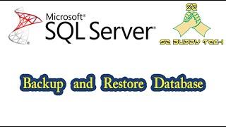 SQL Server Backup And Restore Database