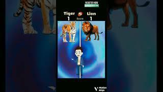 Tiger vs lion#short video#comptation with each other#shortviral#avenger#marevel#eadit#shorts