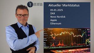 Aktueller Marktstatus DAX - Novo Nordisk - Apple - Ethereum