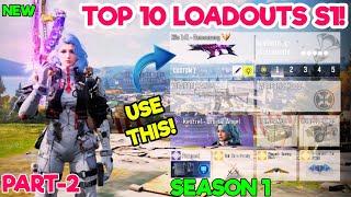 TOP 10 LOADOUTS in "SEASON 1" of Cod Mobile | codm br best gunsmith | codm br best guns | codm br