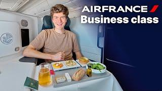 Air France Business Class - Best seat ever! Flight review Bilbao to Toronto