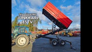 Junkkari 85TV kippikärry / täyttövaunu