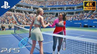 TopSpin 2K25 | Serena Williams vs. Maria Sharapova (US Open) - PS5 [4K 60FPS] Gameplay