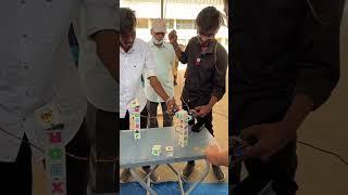 Game controlled by muscles at @IndiaScienceFestival 2023 | Upside Down Labs | DIY Neuroscience