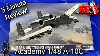 Academy 1/48 Scale A-10C | 5 Minute review