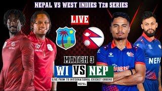 NEPAL VS WEST INDIES T20 CRICKET LIVE TODAY