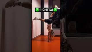 Mit DIESEM SPEZIALTRICK 3x schneller HANDSTAND lernen️#calisthenics #handstand #lernen