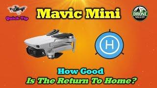 Mavic Mini - How Accurate is the Return To Home?