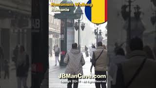 ROMANIANS WALKING in ROMANIA JBManCave.com #Shorts