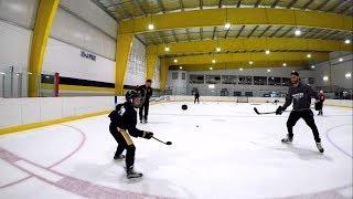 TROCHECK W/ 10 YEAR OLD HOCKEY DANGLER | IC Hockey