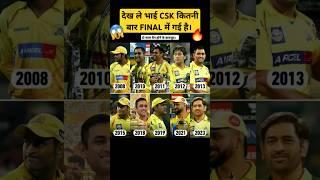 10 times in final : Chennai Super Kings | #ipl #cricket #csk #ipl2025 #msdhoni #tataipl #cskvspbks