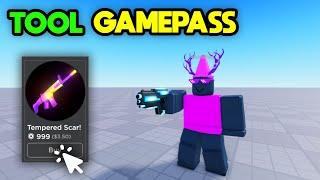 How to script a Tool Gamepass | Roblox Studio Tutorial