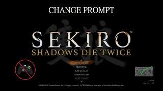 How To Change Screen Prompt to Keyboard on Sekiro : Shadow Die Twice