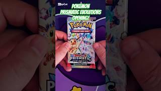 Pokémon Prismatic Evolutions Pack Opening! #pokemon #pokemontcg #prismaticevolutions #shorts