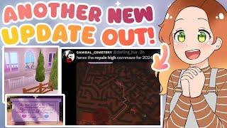 ROYALE HIGH UPDATED AGAIN! AREAS REMOVED, New Furniture, New UI Changes & More!  Royale High Roblox