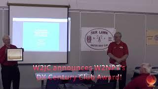 FairLawnARC.org's DX Century Club Award - Announced and Unveiled by W2JC with apropos kudos to ....