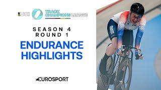 VICTORY IN OPENER!  | UCI Track Champions League 2024 Round 1 Endurance Highlights