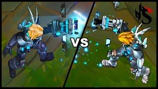 Pulsefire Ezreal NEW vs OLD Ultimate Skin Comparison Update 2017 (League of Legends)