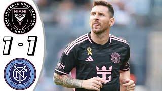 Inter Miami vs New York City 1-1 - All Goals & Highlights - 2024