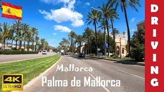 Driving in Mallorca 3: Capital city Palma de Mallorca | Coastal drive | 4K 60fps