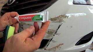 How to remove scratches from the car at home Using toothpaste - How to Fix scratches on car